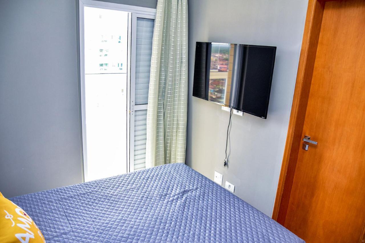 Apto C Wi-Fi A Beira-Mar Na Praia Jardim Real Sp Apartment Praia Grande  Exterior photo