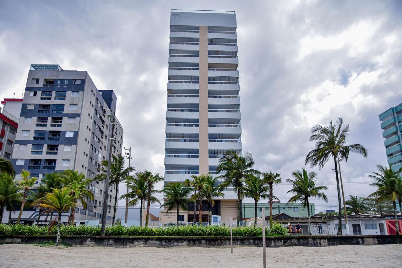 Apto C Wi-Fi A Beira-Mar Na Praia Jardim Real Sp Apartment Praia Grande  Exterior photo